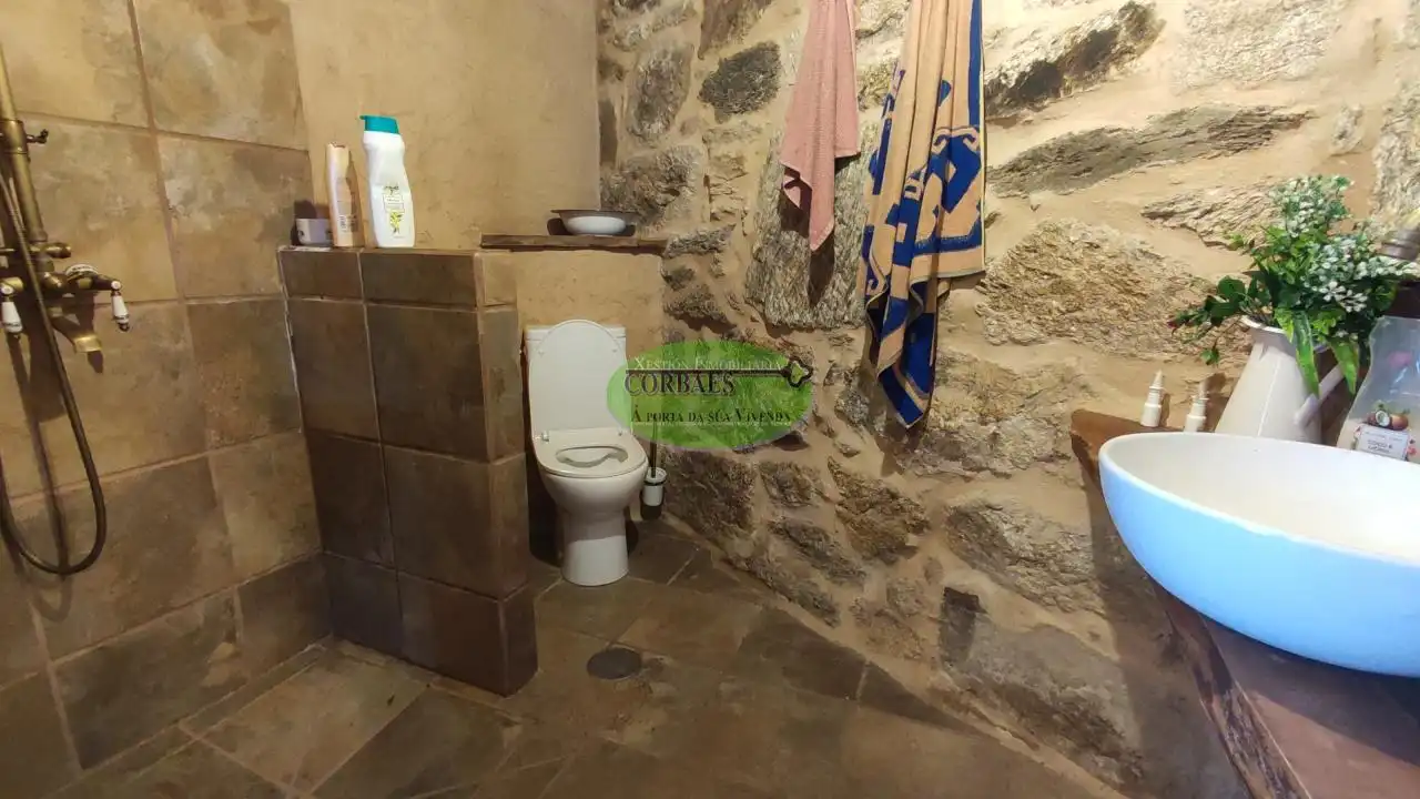 Baño de Casa o chalet en venta en Ramirás con Calefacción, Jardín privado y Piscina
