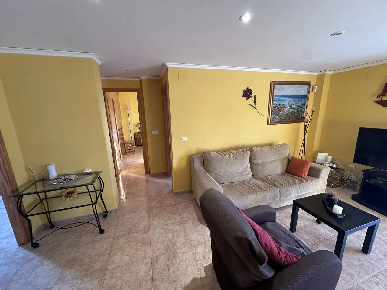 Living room of Attic for rent in Canet d'En Berenguer