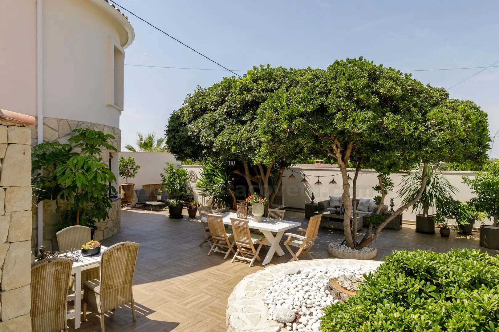 Terrassa de Casa o xalet en venda en El Campello amb Aire condicionat, Jardí privat i Terrassa