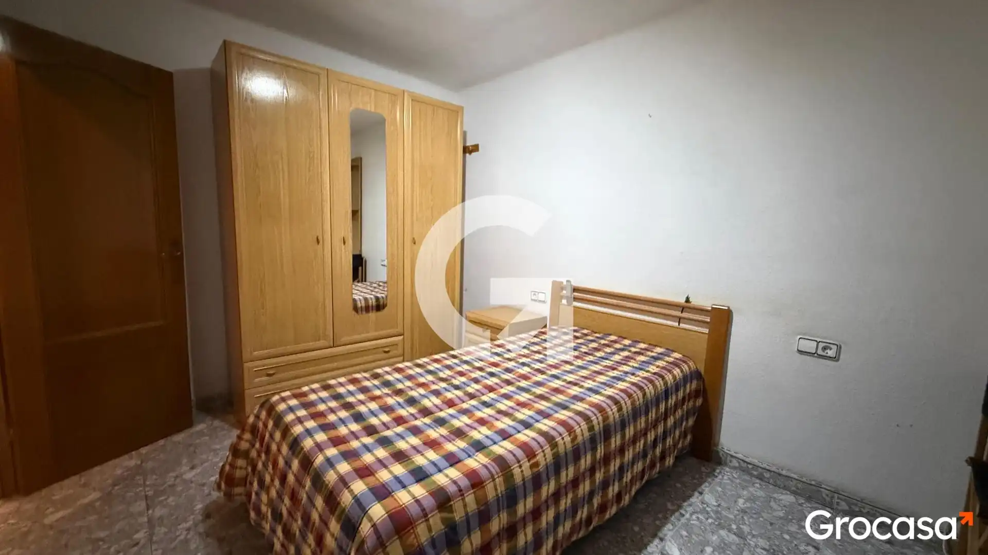 Bedroom of Flat for sale in Mataró  with Air Conditioner, Terrace and Oven