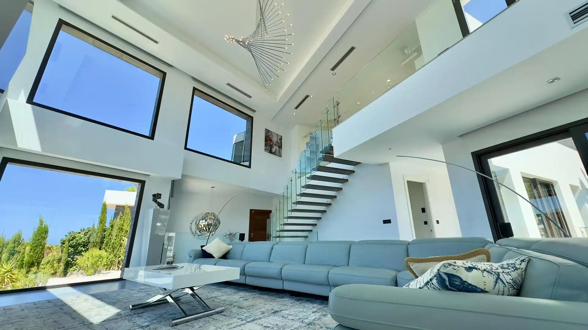 Living room of Houses for sale in Jávea / Xàbia  with Air Conditioner, Heating and Private garden