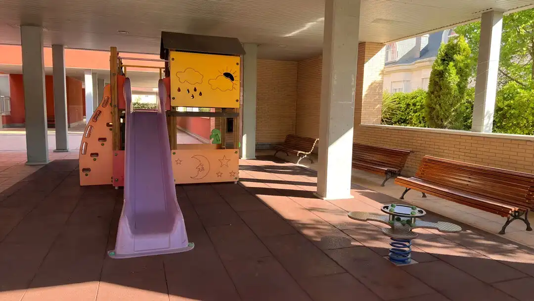 Terraza de Piso de alquiler en Madrid con Aire acondicionado, Calefacción y Jardín privado
