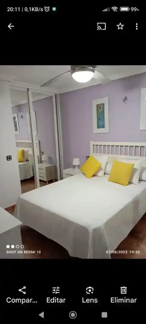 Habitación de Piso de alquiler en Sevilla con Aire acondicionado, Amueblado y Horno