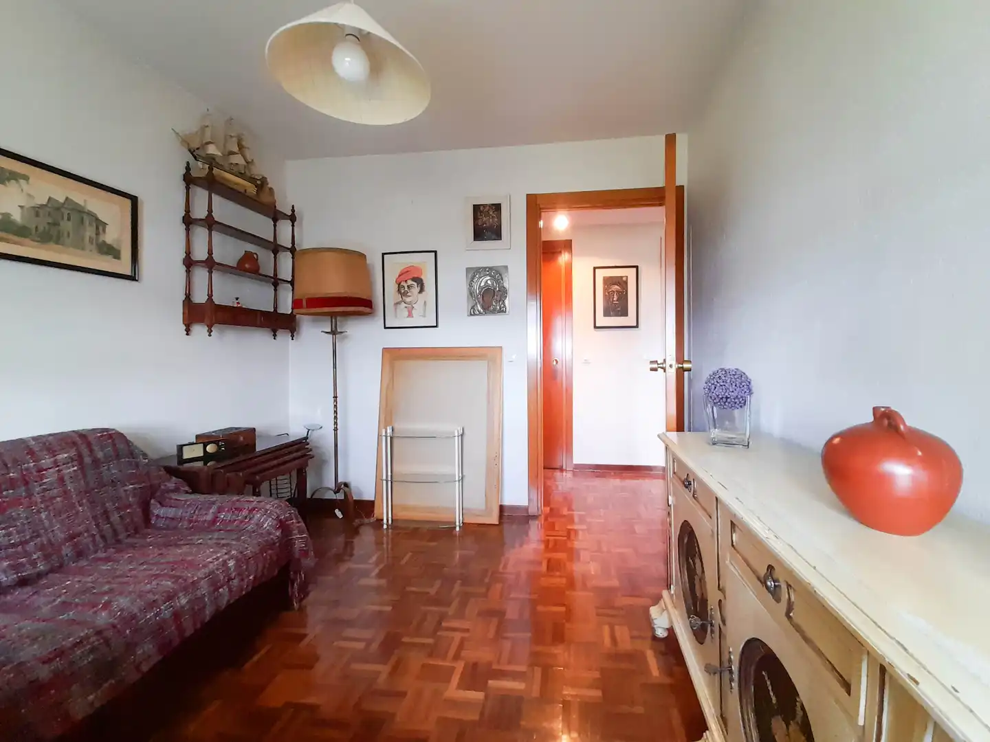 Bedroom of Flat for rent in Madrid  with Heating, Parquet flooring and Terrace