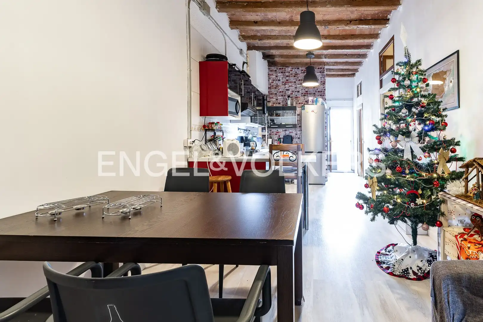 Cocina de Piso en venta en Barcelona con Aire acondicionado, Calefacción y Parquet