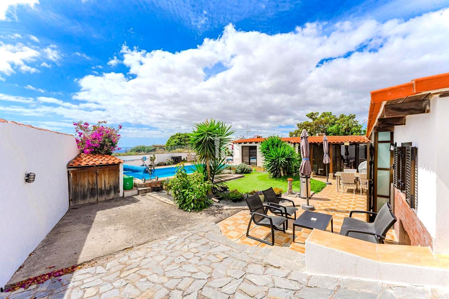 Garden of House or chalet for sale in Granadilla de Abona  with Air Conditioner, Private garden and Parquet flooring