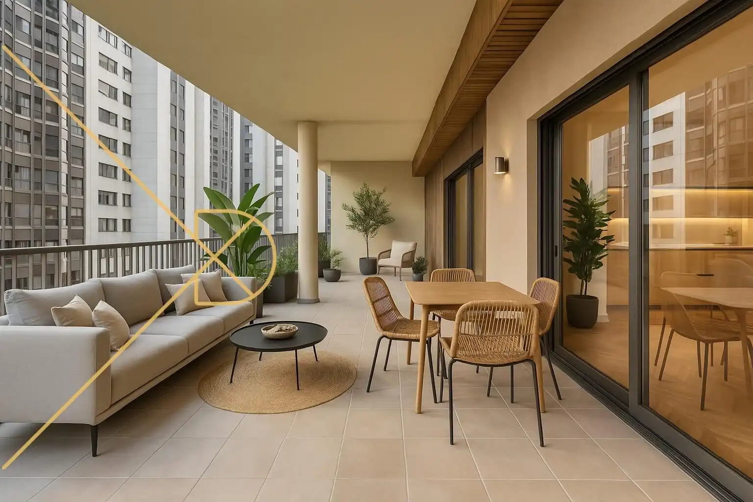 Flat with terrace for sale in Avenida Diagonal, imagen 2