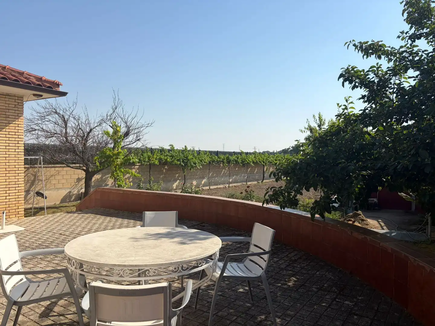 Terrassa de Casa o xalet en venda en Marcilla amb Aire condicionat, Calefacció i Jardí privat