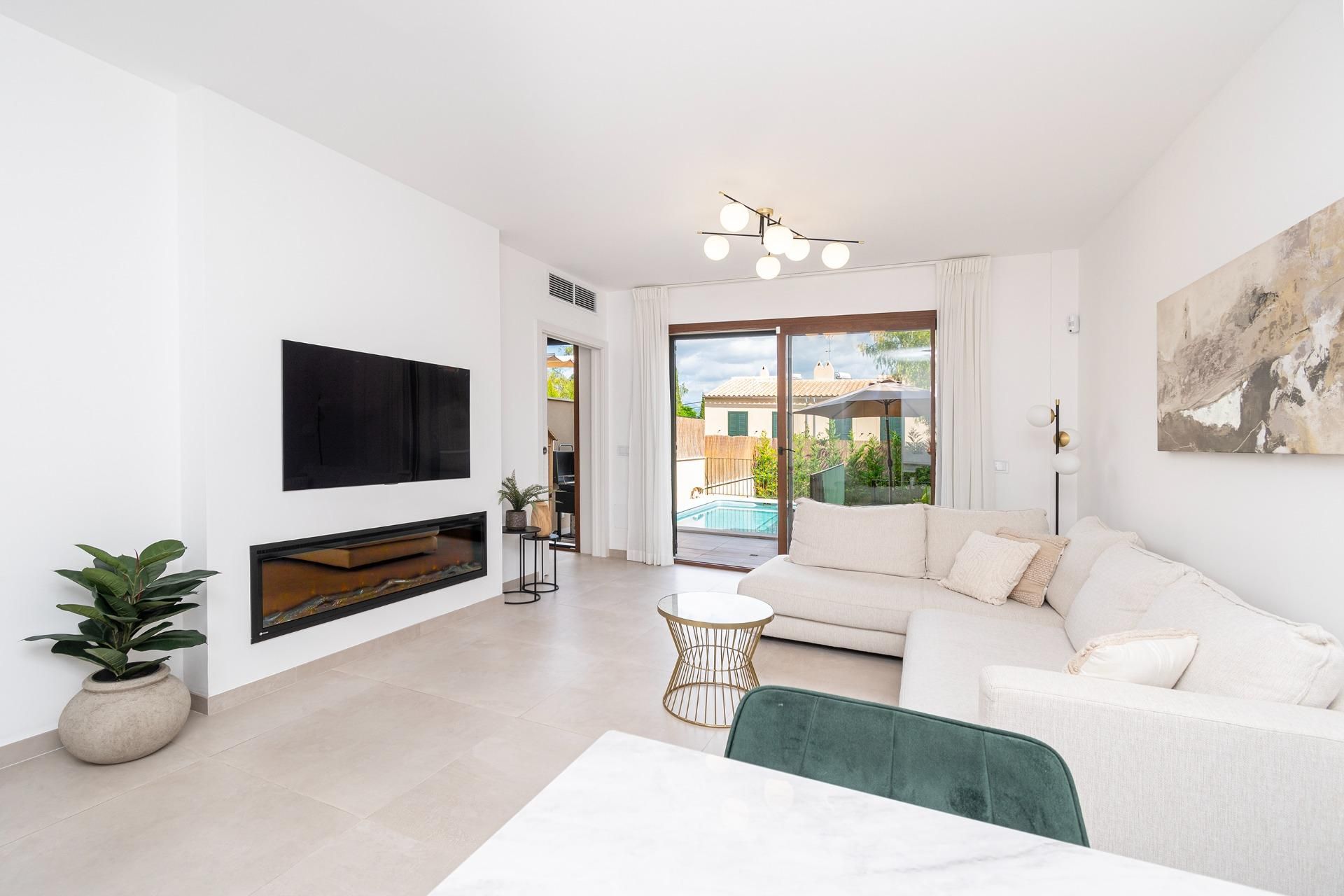 Living room of Single-family semi-detached for sale in Marratxí  with Private garden, Terrace and Swimming Pool