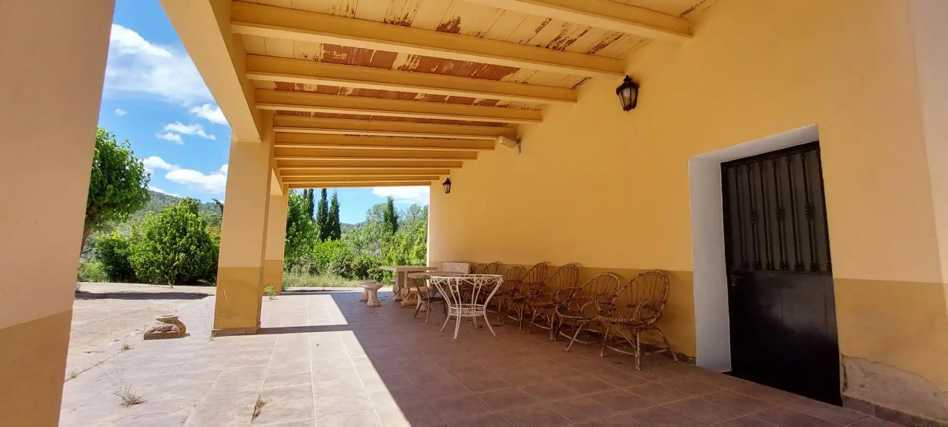 Terraza de Finca rústica en venta en Nerpio con Jardín privado, Terraza y Amueblado