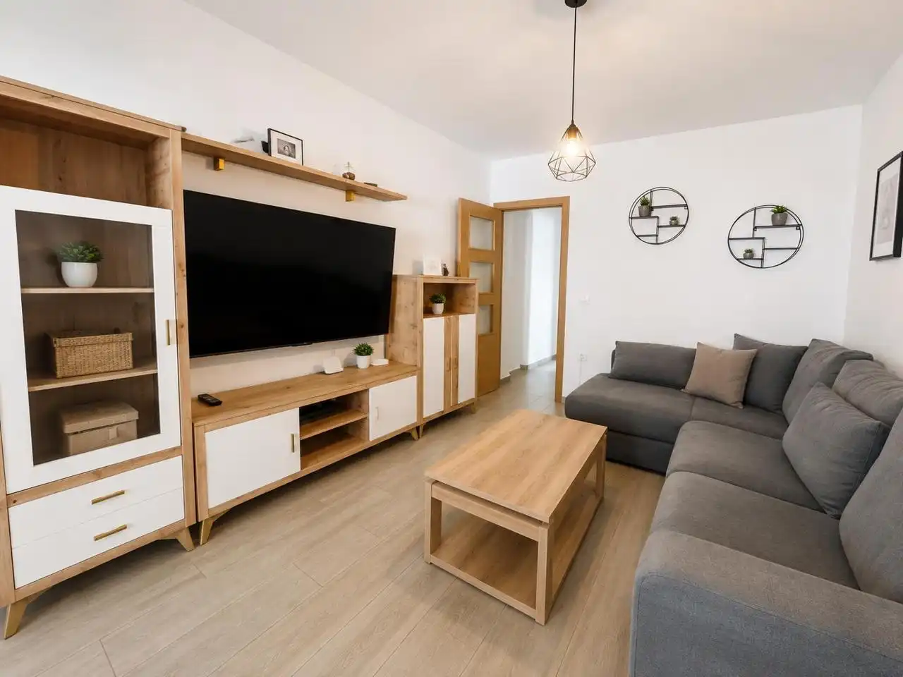 Living room of Flat for sale in Plasencia  with Air Conditioner and Terrace