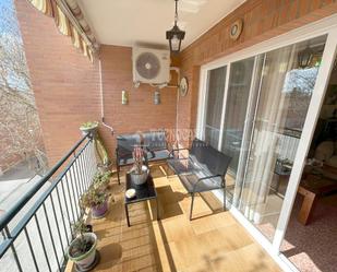 Balcony of Flat for sale in  Zaragoza Capital  with Air Conditioner, Heating and Terrace