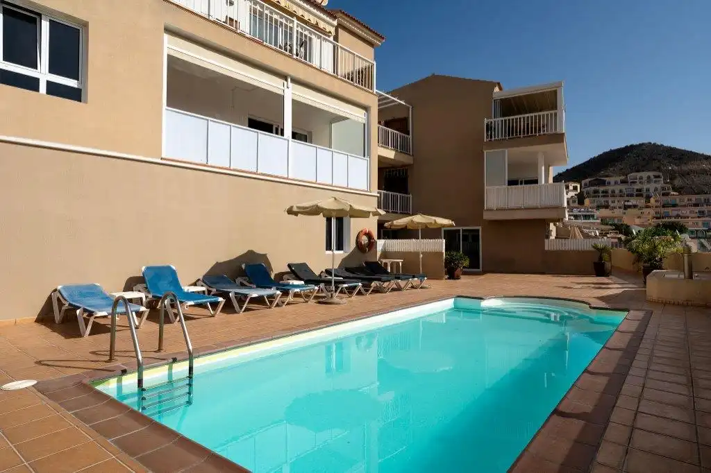 Piscina de Apartamento en venta en Mogán con Aire acondicionado, Parquet y Terraza