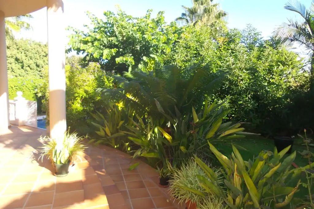 Jardí de Casa o xalet en venda en Alhaurín de la Torre amb Aire condicionat, Jardí privat i Piscina