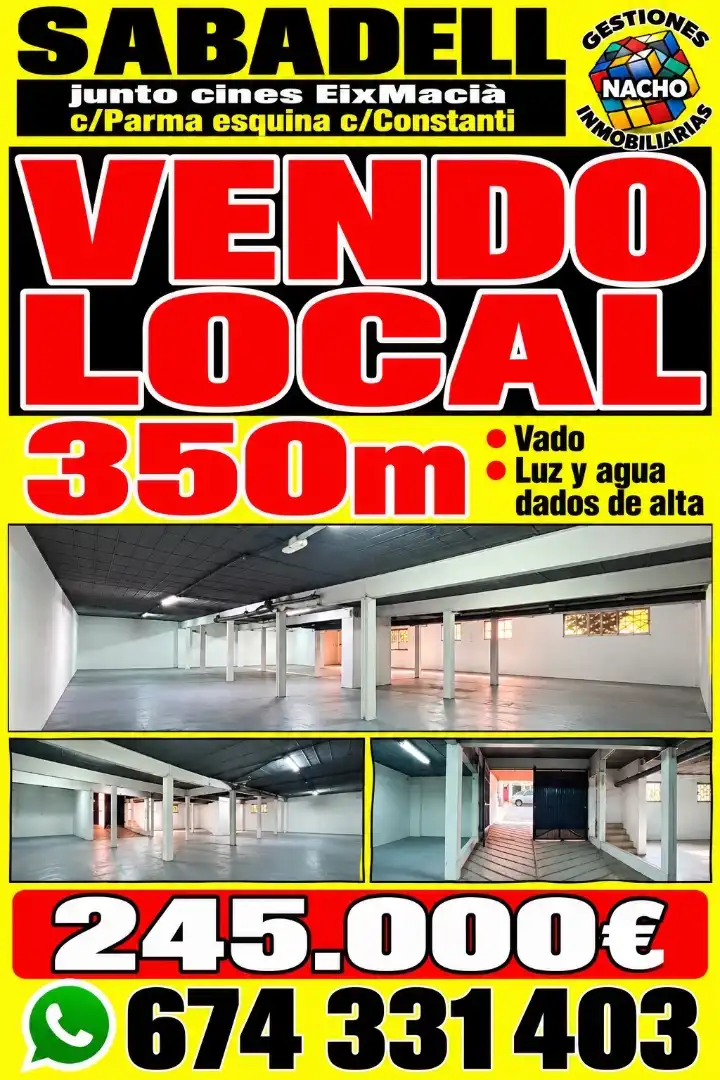 Local comercial en venda a Carrer de Parma 6