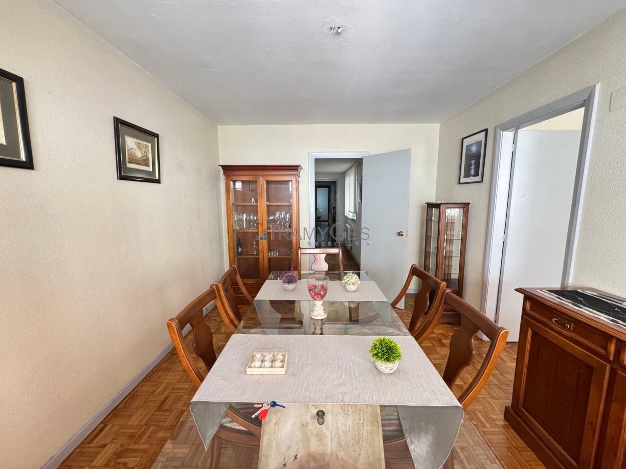 Dining room of Flat for sale in Vigo   with Heating, Terrace and Storage room