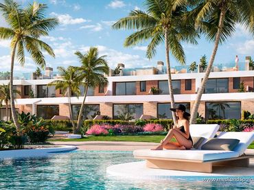 Maison mitoyenne avec piscine à vendre à Pueblo Español - Coveta Fumá