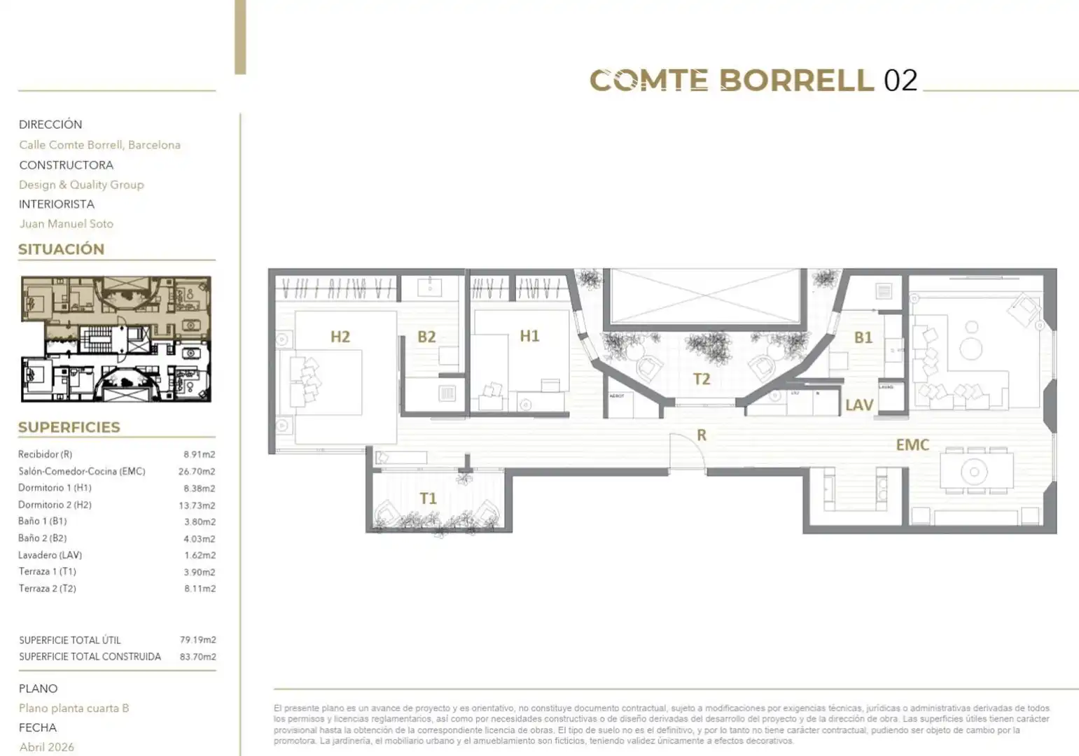 Appartement avec ascenseur à vendre à Comte Borrell, imagen 9