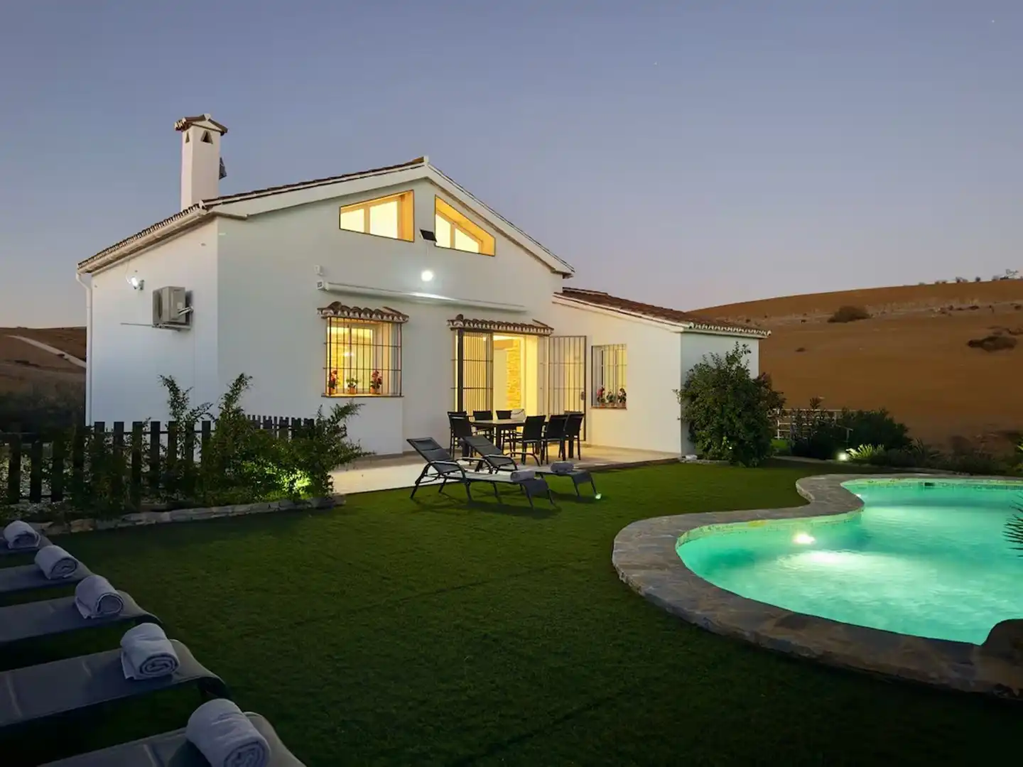 Garden of Country homes for sale in Coín  with Air Conditioner, Terrace and Swimming Pool