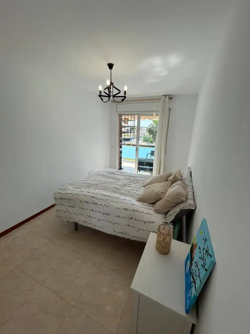Bedroom of Flat for rent in Cunit  with Air Conditioner, Terrace and Furnished