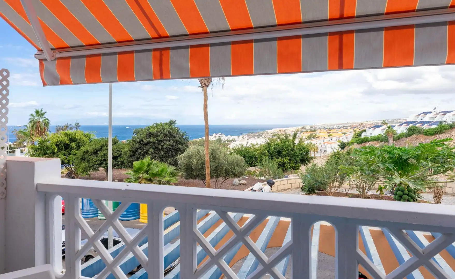 Terraza de Apartamento de alquiler en Adeje con Aire acondicionado, Terraza y Amueblado