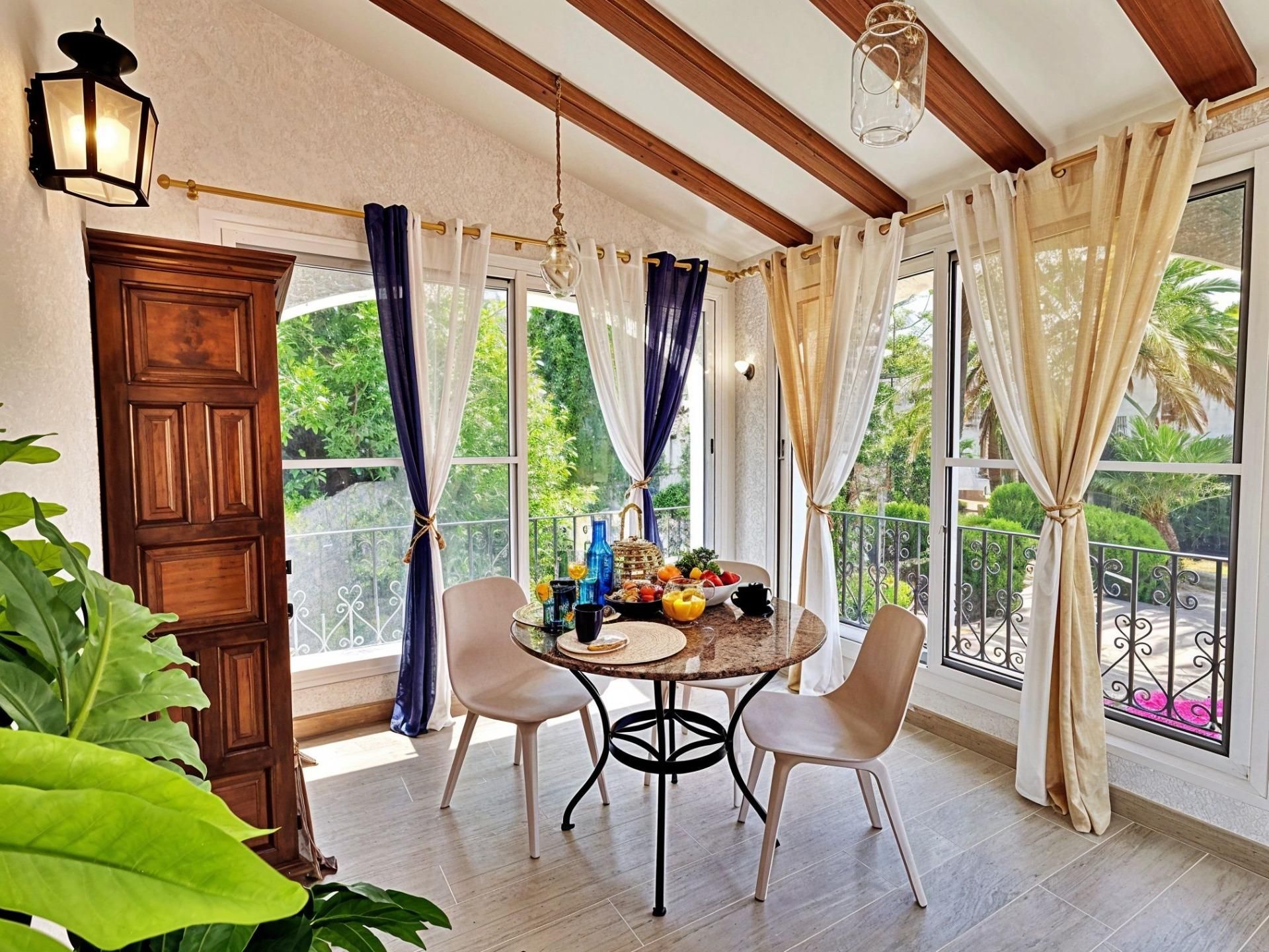 Dining room of Apartment for sale in Jávea / Xàbia  with Air Conditioner, Private garden and Community pool