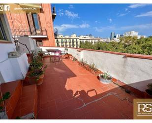 Terrace of Attic to rent in  Barcelona Capital  with Parquet flooring, Terrace and Furnished