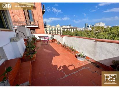 Terrassa de Àtic de lloguer en  Barcelona Capital amb Parquet, Terrassa i Moblat