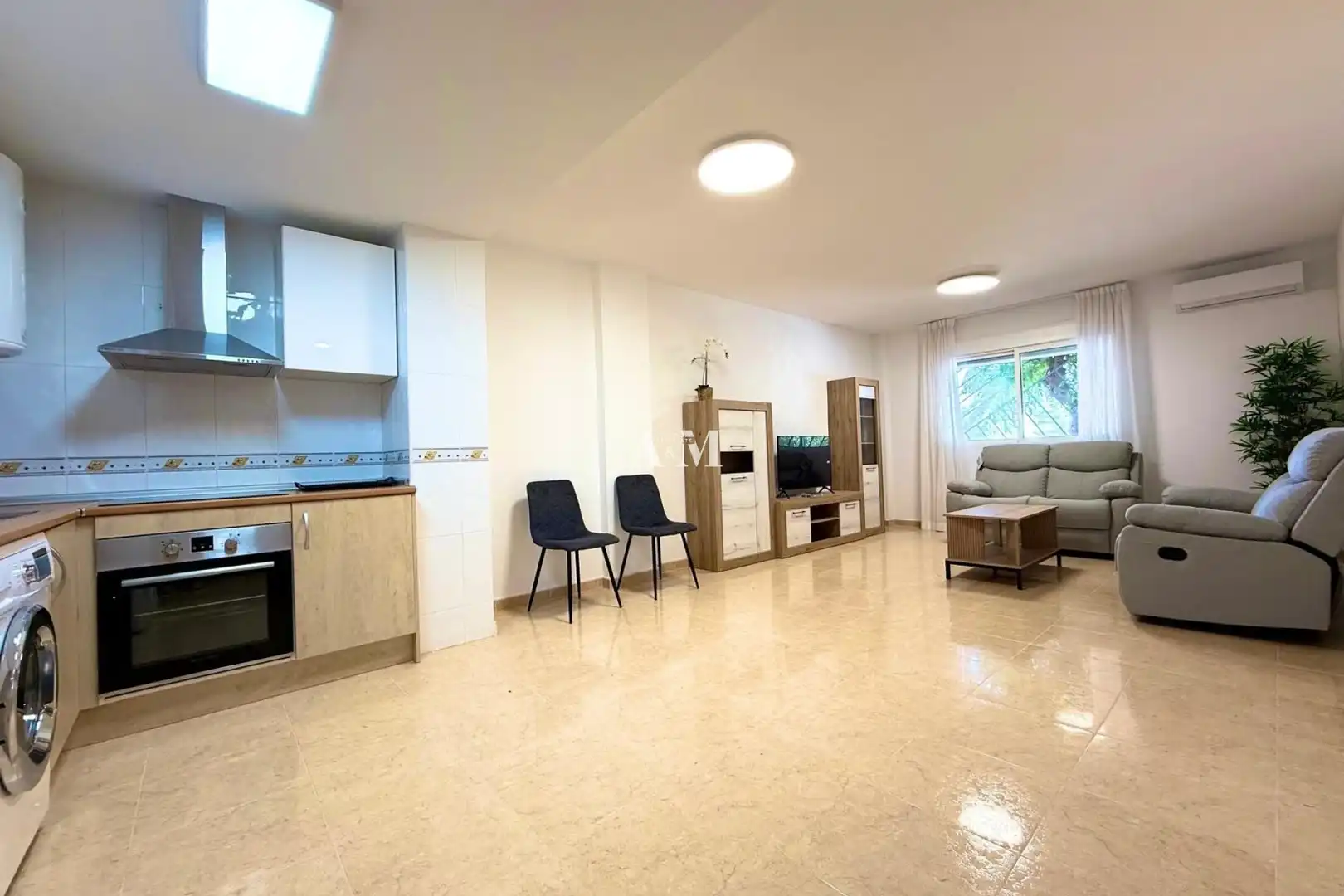 Living room of Flat for rent in Almoradí  with Air Conditioner, Heating and Terrace