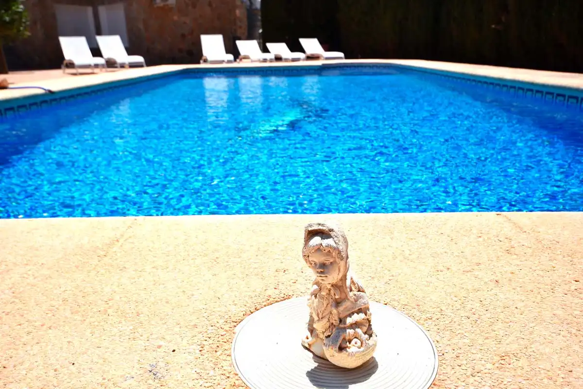 Piscina de Casa o chalet en venta en Calpe / Calp con Aire acondicionado, Jardín privado y Terraza