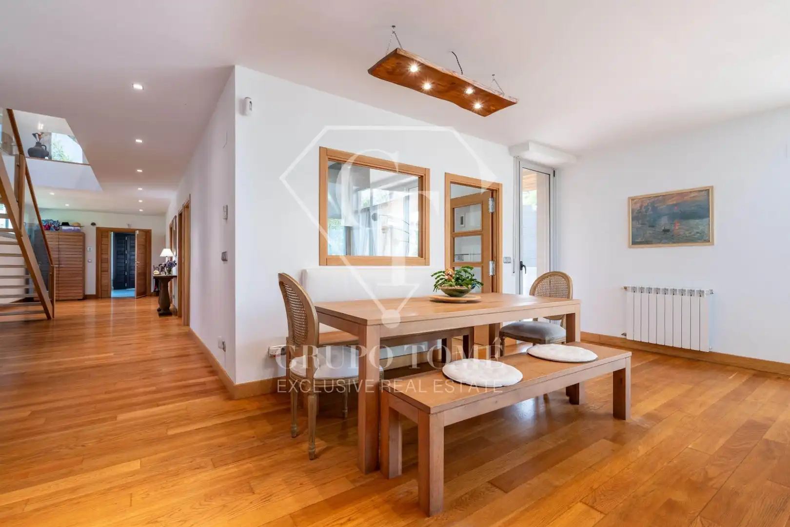 Esszimmer von Einfamilien-Reihenhaus zum Verkauf in Donostia - San Sebastián  mit Heizung, Privatgarten und Terrasse