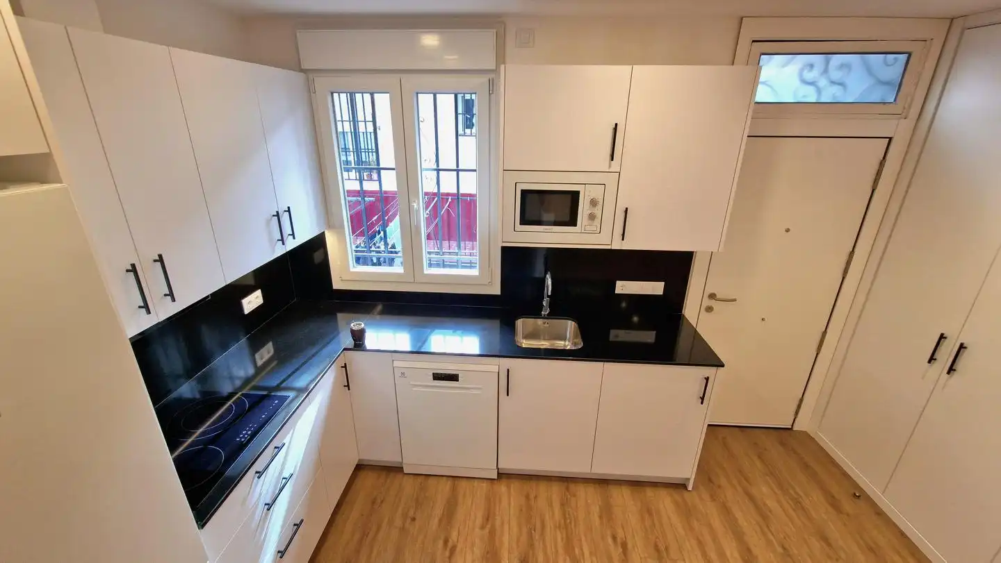 Küche von Wohnung zum Verkauf in Madrid mit Klimaanlage