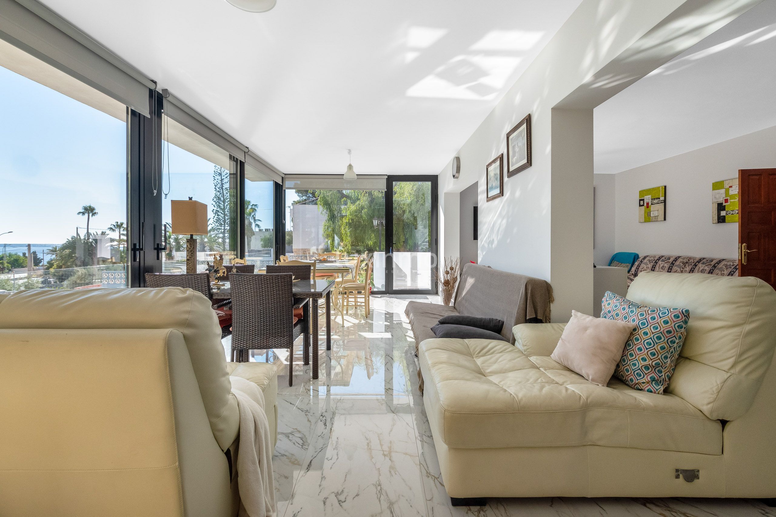 Living room of House or chalet for sale in El Campello  with Air Conditioner and Swimming Pool
