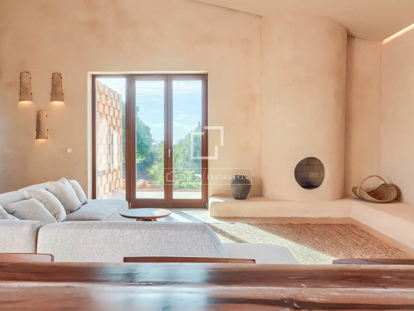 Sala d'estar de Finca rústica en venda en Felanitx amb Aire condicionat, Calefacció i Jardí privat