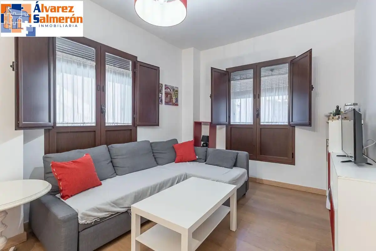 Living room of Flat for sale in  Granada Capital  with Furnished