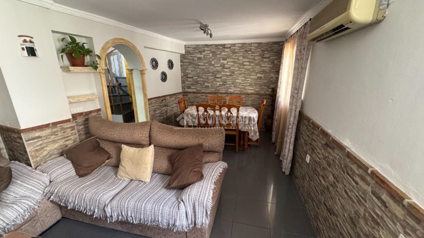 Living room of Single-family semi-detached for sale in Málaga Capital