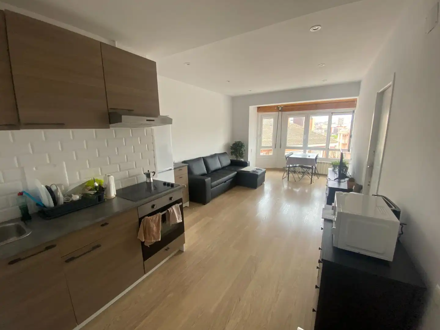 Sala de estar de Piso para compartir en Manresa con Aire acondicionado, Calefacción y Parquet