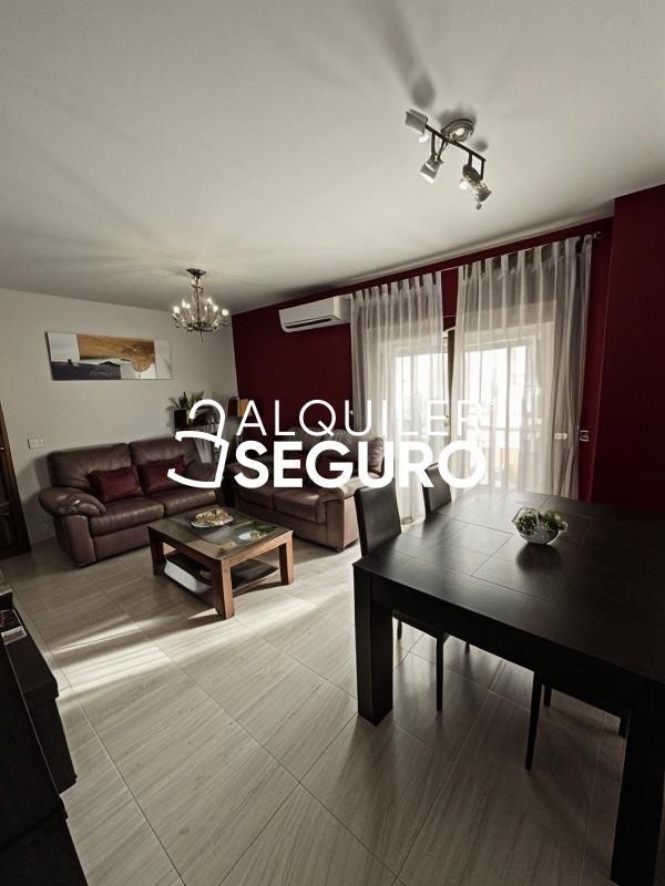 Living room of Flat to rent in Móstoles  with Air Conditioner, Heating and Terrace
