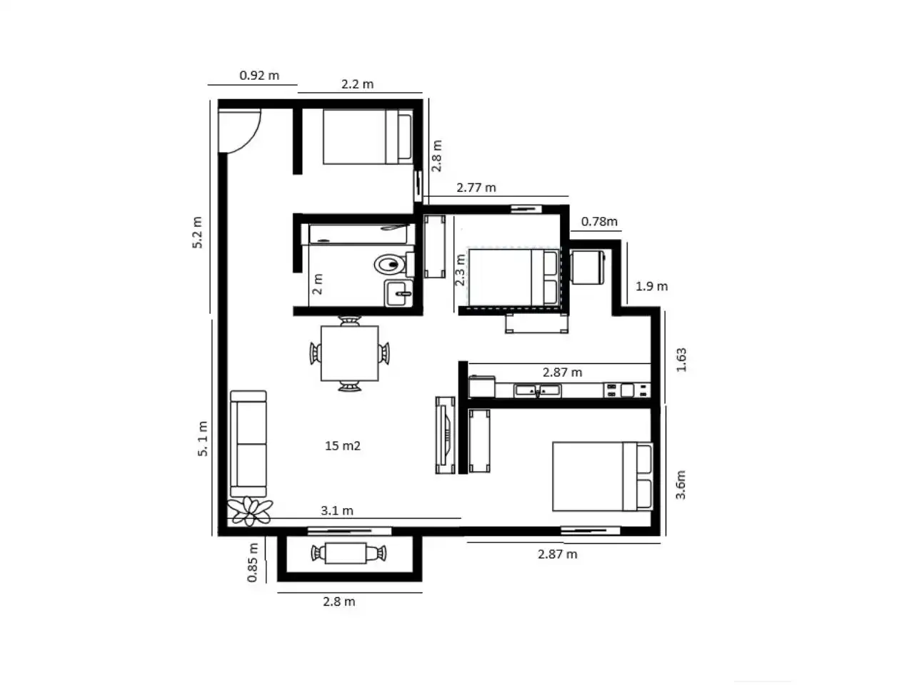 Flat for sale in Barcelona  with Air Conditioner, Heating and Parquet flooring