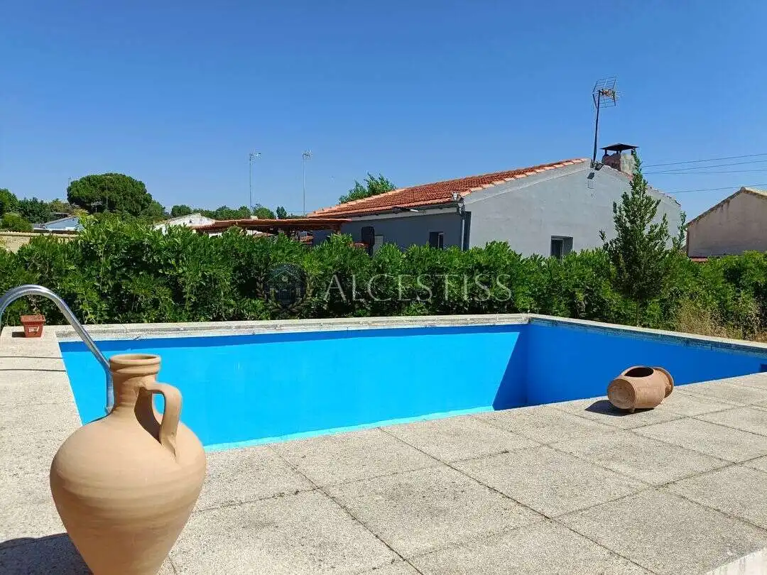 Piscina de Casa o xalet en venda en El Viso de San Juan amb Aire condicionat, Calefacció i Jardí privat