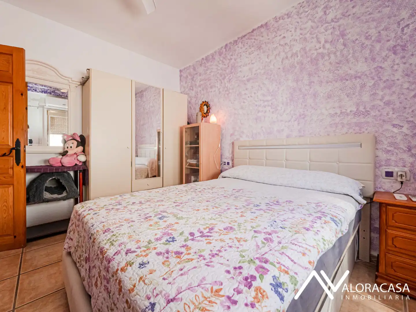 Bedroom of Flat for sale in Cártama  with Air Conditioner, Terrace and Furnished