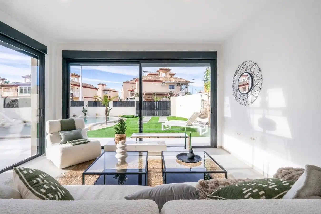Sala de estar de Casa o chalet en venta en Torre-Pacheco con Aire acondicionado, Jardín privado y Terraza