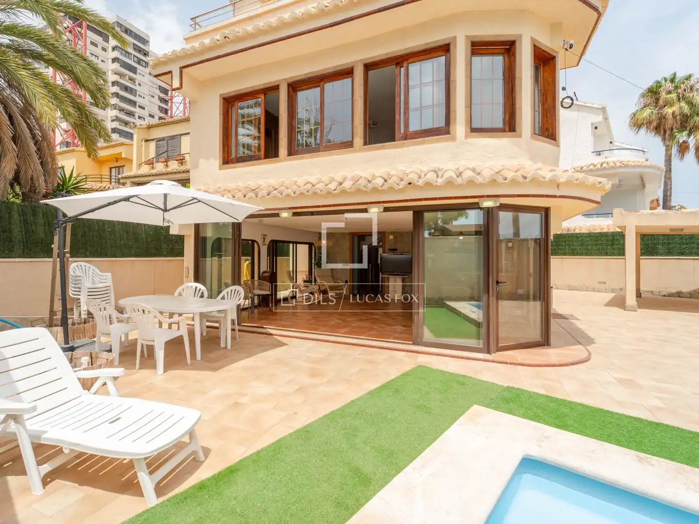 Terrassa de Casa o xalet de lloguer en La Pobla de Farnals amb Aire condicionat, Calefacció i Terrassa
