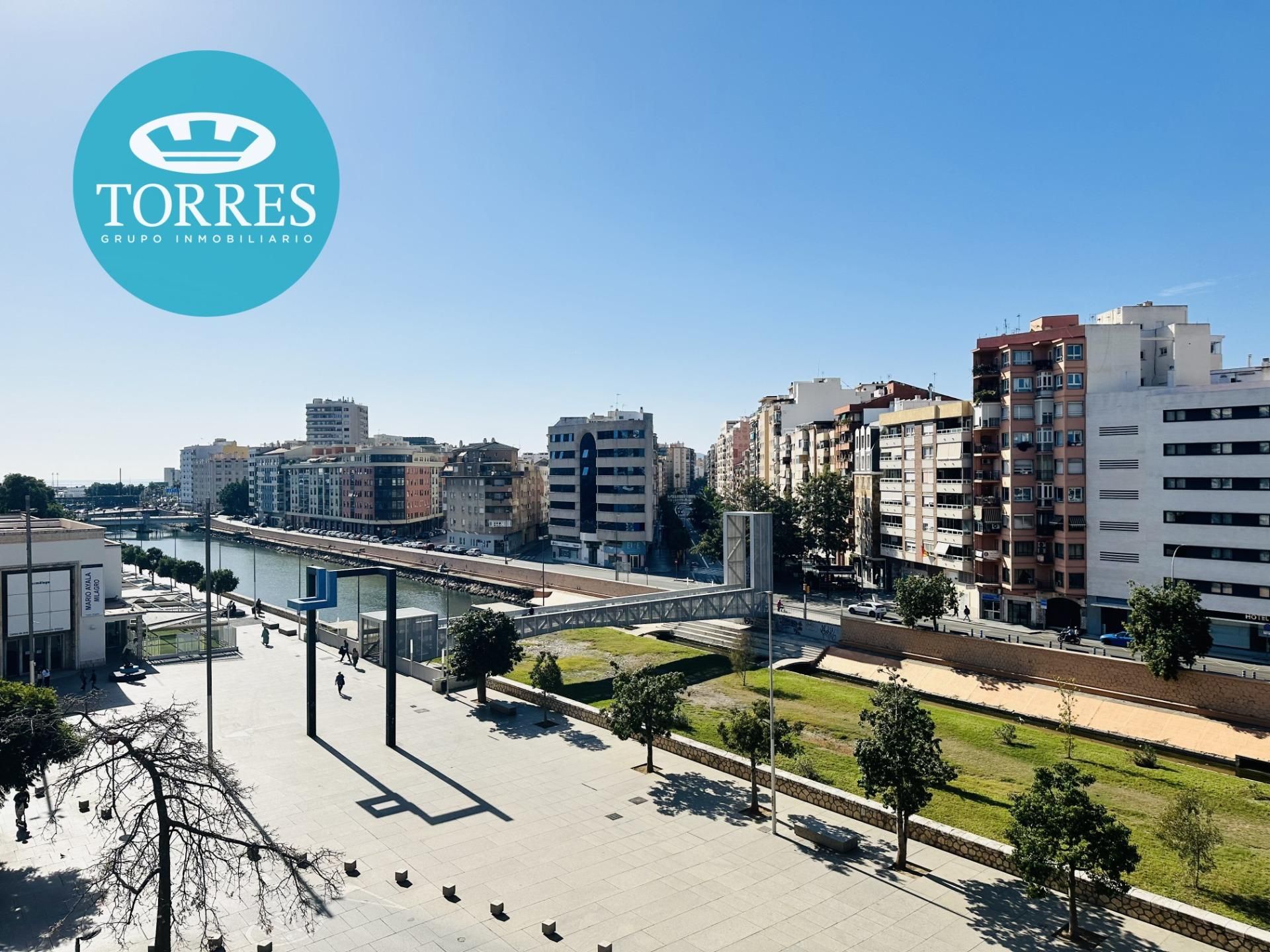 Vista exterior de Apartament de lloguer en Málaga Capital amb Aire condicionat i Terrassa
