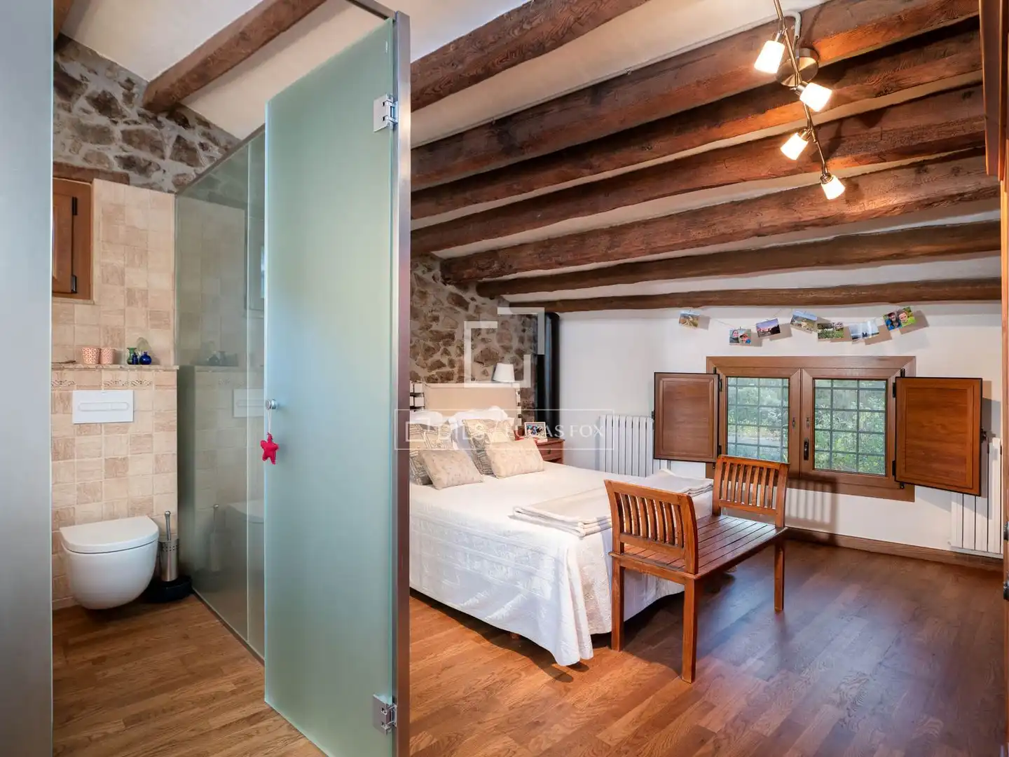 Habitación de Finca rústica en venta en Arbúcies con Aire acondicionado, Calefacción y Jardín privado