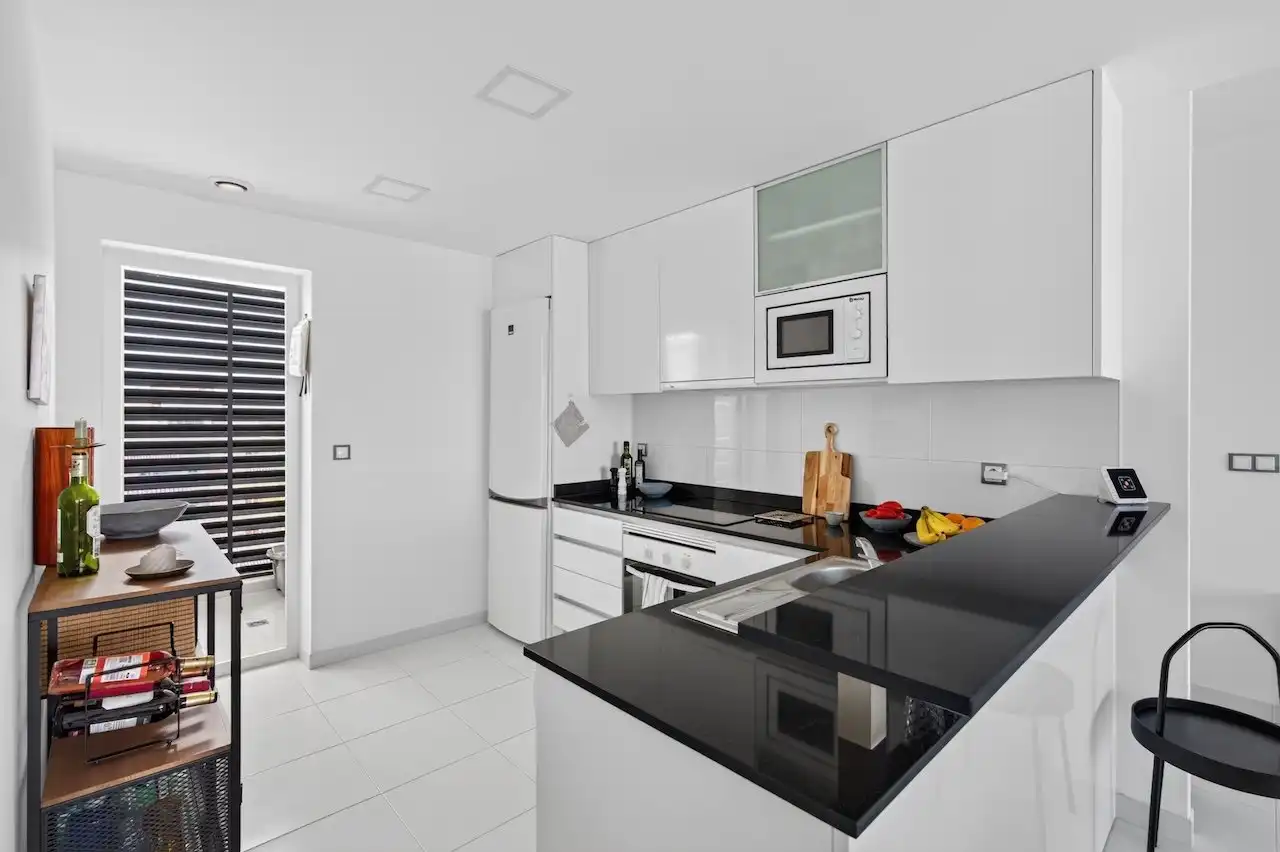Cocina de Ático en venta en Elche / Elx con Aire acondicionado, Calefacción y Jardín privado