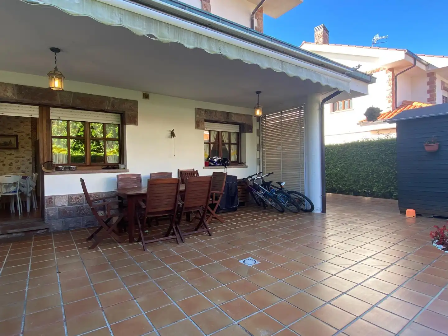 Terraza de Casa adosada de alquiler en Ribadesella con Calefacción y Terraza