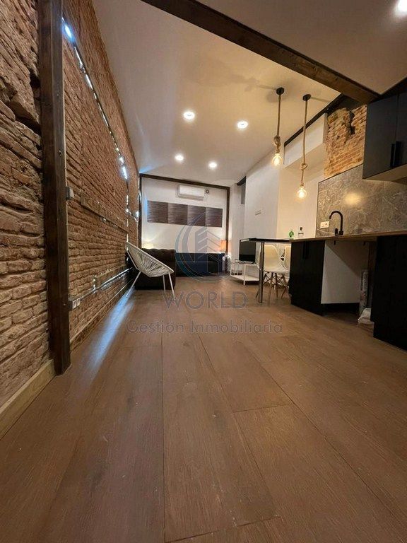 Sala de estar de Piso en venta en  Madrid Capital con Aire acondicionado, Calefacción y Amueblado