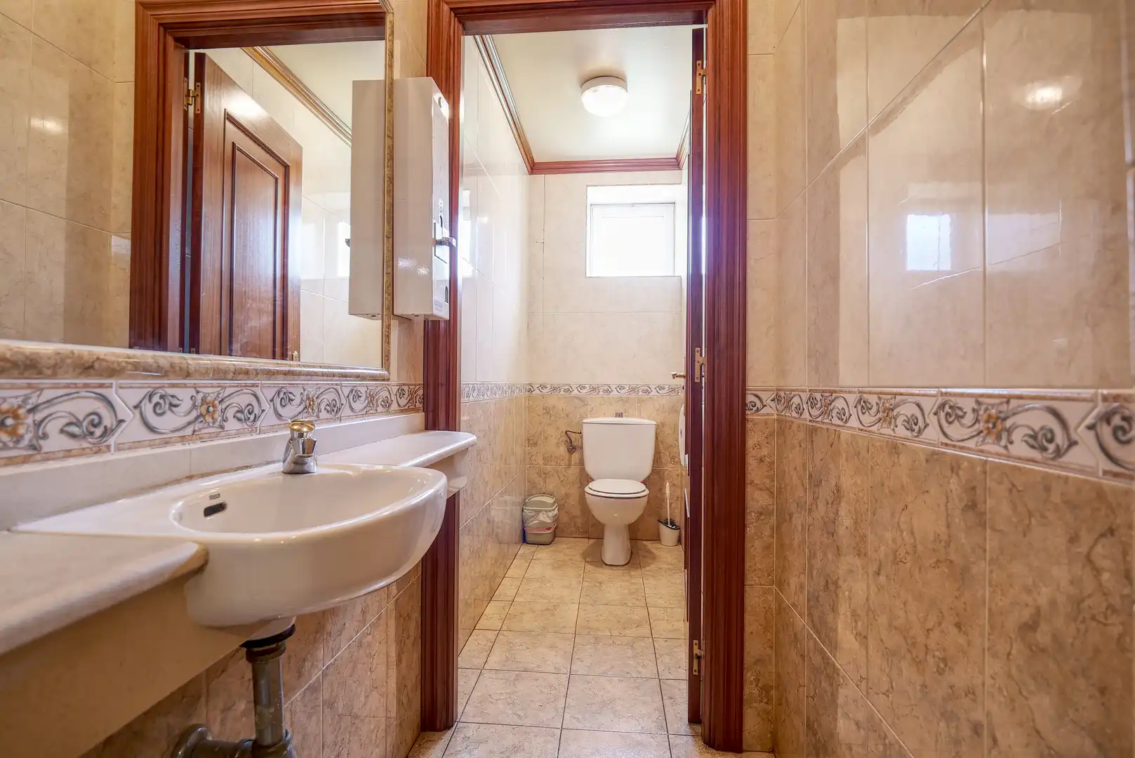 Baño de Casa o chalet en venta en Lousame con Aire acondicionado, Calefacción y Jardín privado