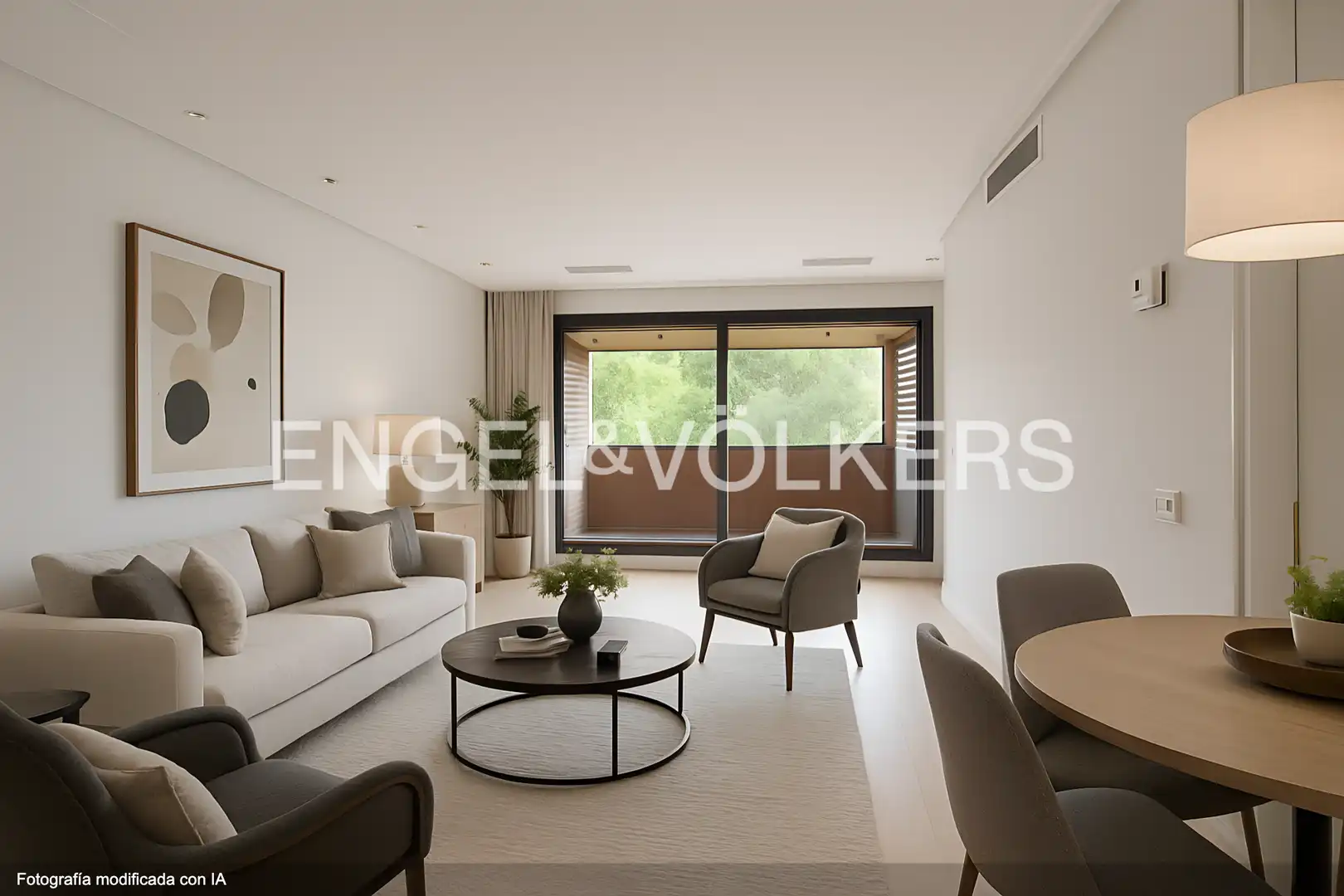 Living room of Flat for sale in Madrid  with Air Conditioner, Heating and Private garden